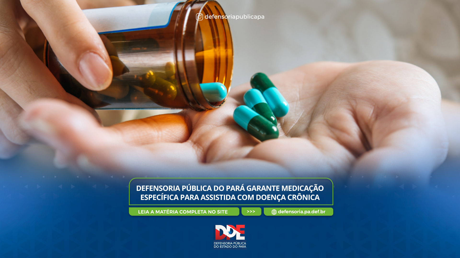 Defensoria Pública do Pará garante medicação específica para assistida com doença crônica